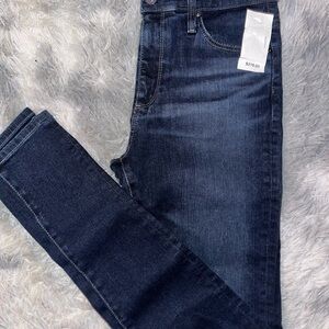 AG Adriano Goldschmied Farah Skinny High Rise Dark Wash Jeans - 26R NWT